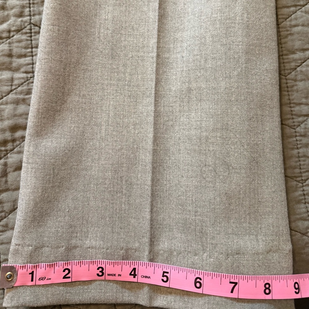 Theory Gray Dress Wool Trousers - Picture 6 of 9